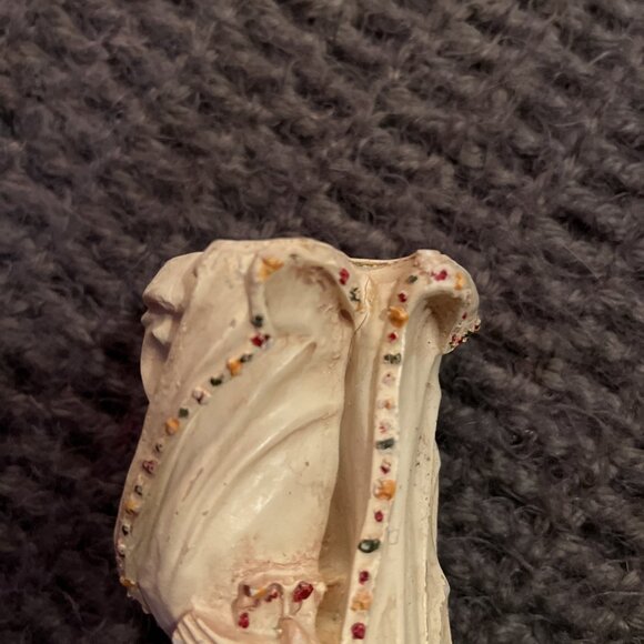 Vintage Holy Family Figurine Nativity Scene Catholic Christian Mary Jesus Creme - Picture 10 of 11
